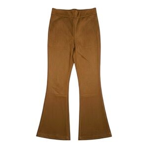 Elegant Tan Flare Pants for Women